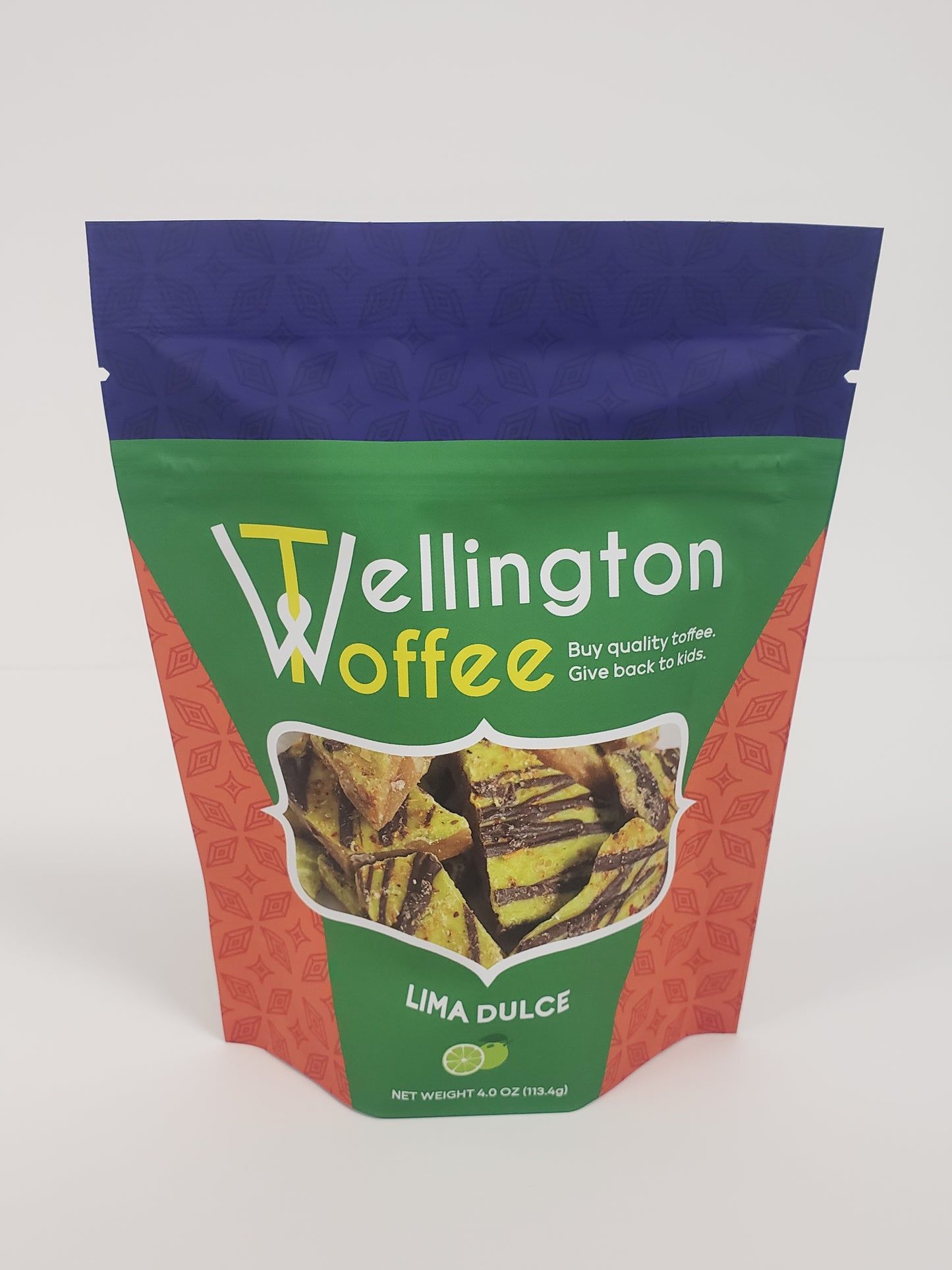 Lima Dulce Toffee | Key Lime with Mexican Seasoning | Wellington Toffee
