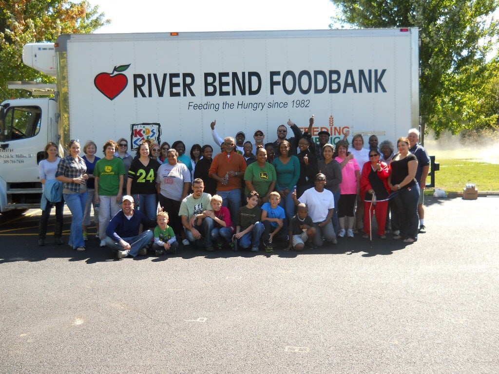 Collaboration with River Bend Foodbank to help feed the hungry.