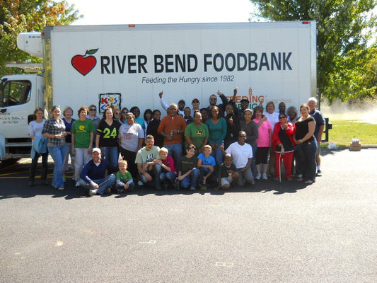 Collaboration with River Bend Foodbank to help feed the hungry.