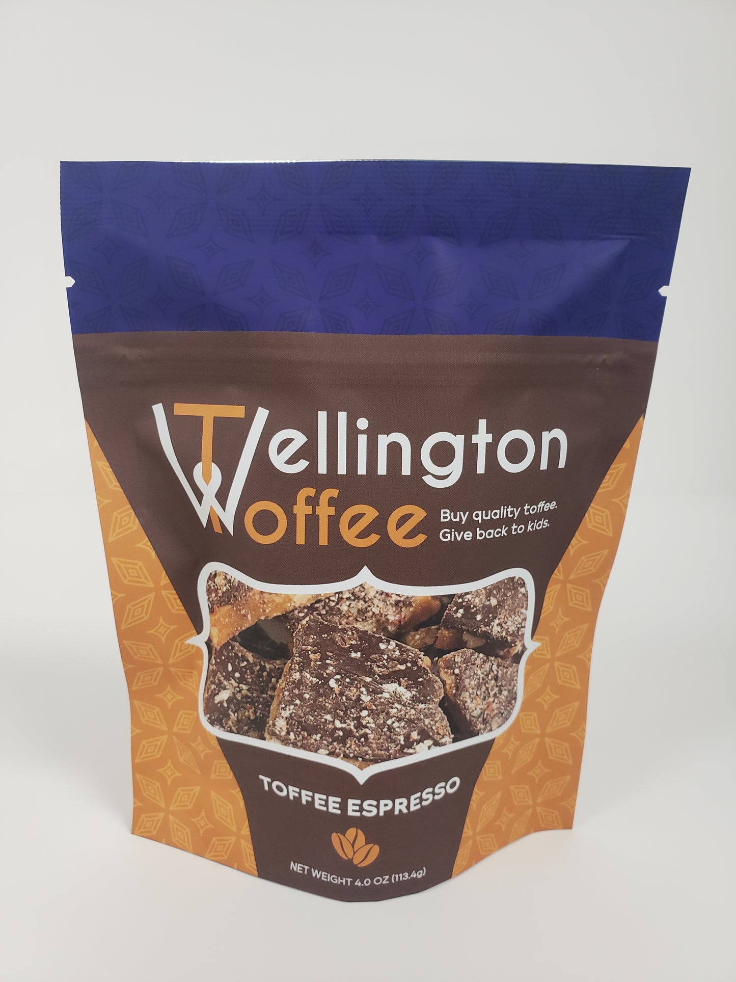 Dark Chocolate Espresso Toffee | Coffee-Infused Elegance | Wellington Toffee

