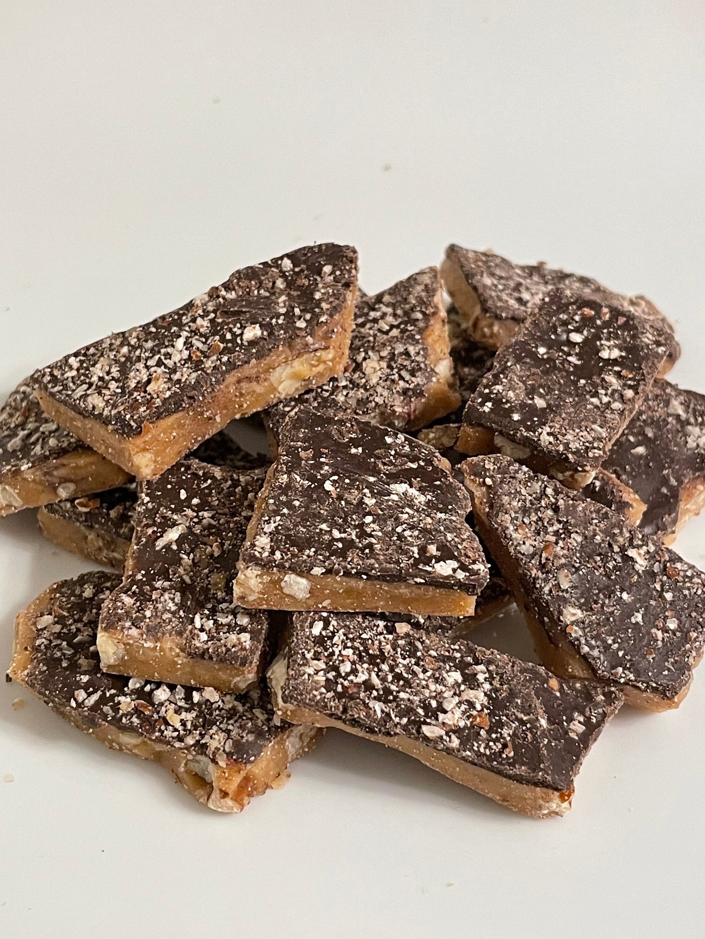 Dark Chocolate Espresso Toffee | Coffee-Infused Elegance | Wellington Toffee


