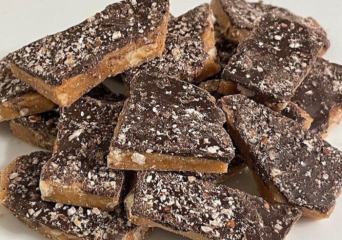 Dark Chocolate Espresso Toffee | Coffee-Infused Elegance | Wellington Toffee


