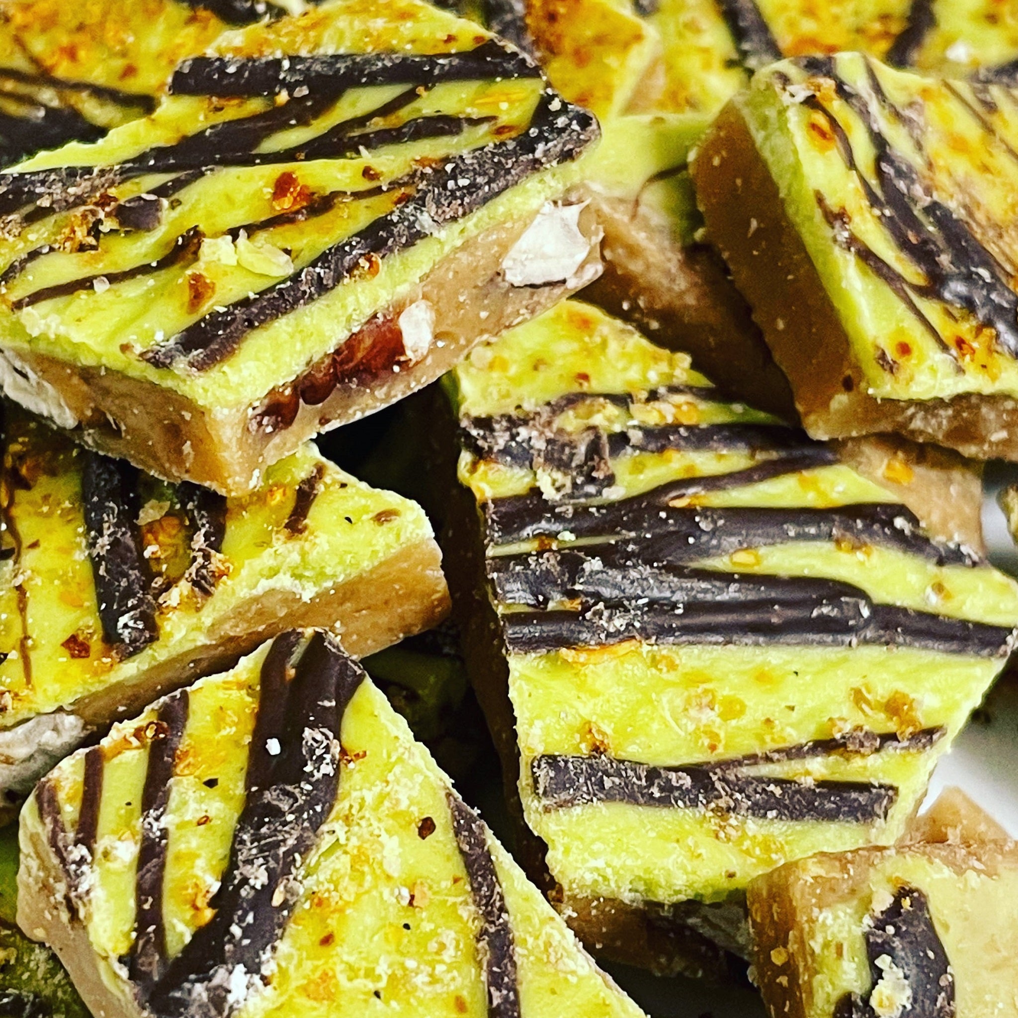 Lima Dulce Toffee | Key Lime with Mexican Seasoning | Wellington Toffee

